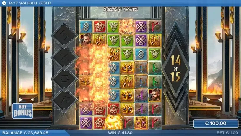 Valhall Gold slot screenshot 7