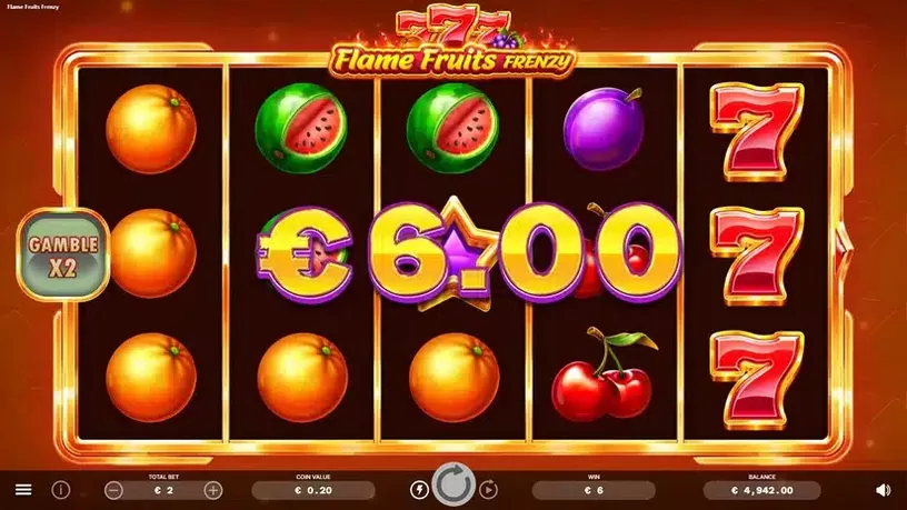 Flame Fruits Frenzy slot screenshot 4