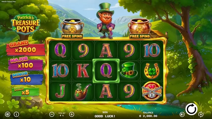Patrick’s Treasure Pots slot screenshot 1