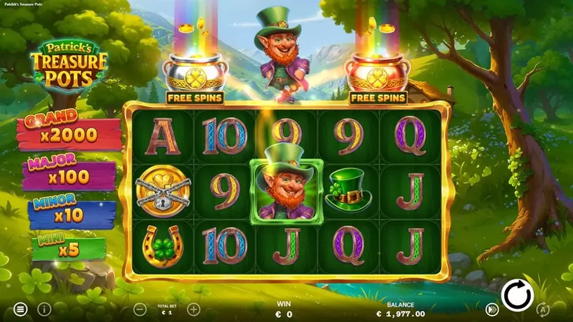 Patrick’s Treasure Pots slot screenshot 2