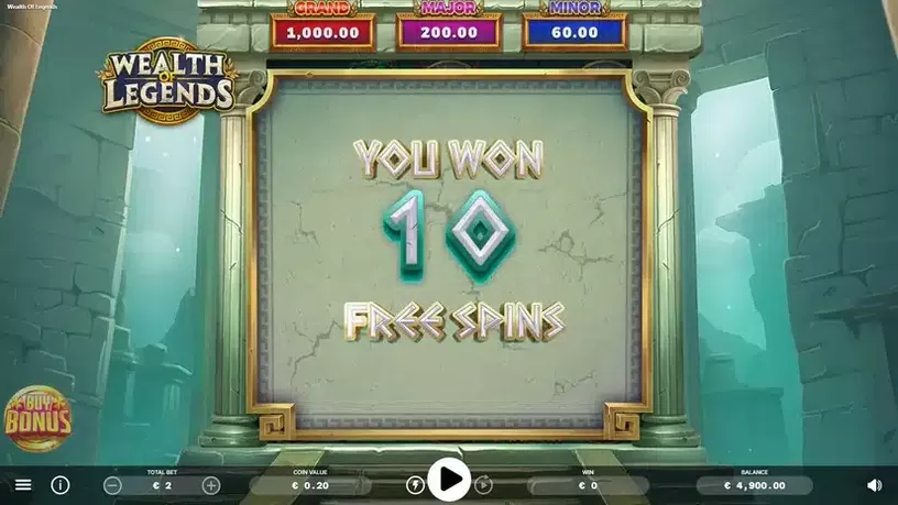 Wealth of Legends slot screenshot 3