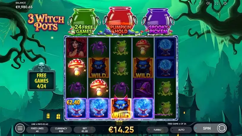 3 Witch Pots slot screenshot 6