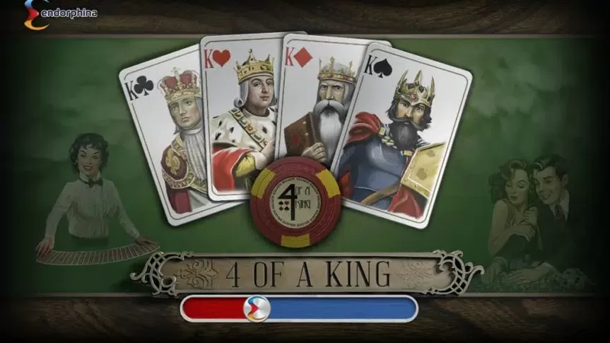 4 Of A King slot screenshot 2