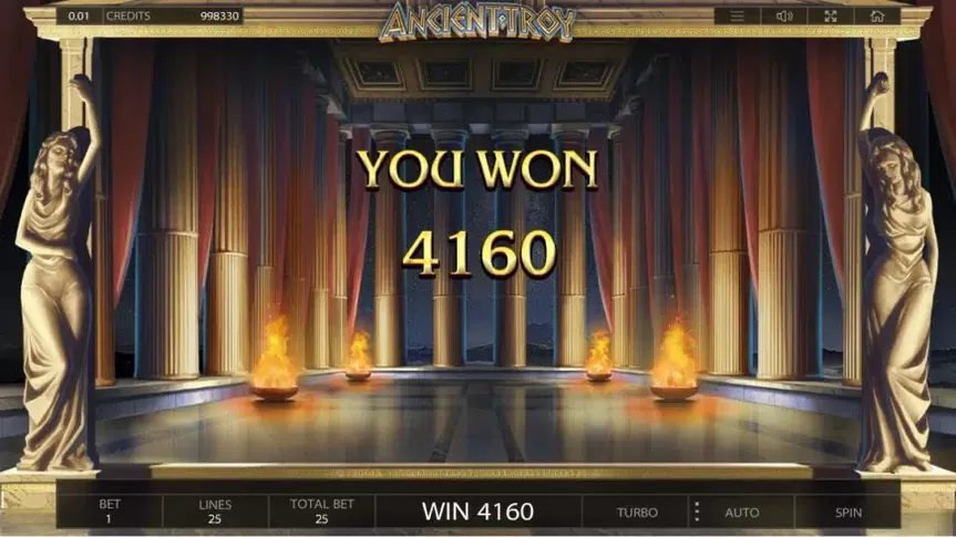Ancient Troy slot screenshot 7