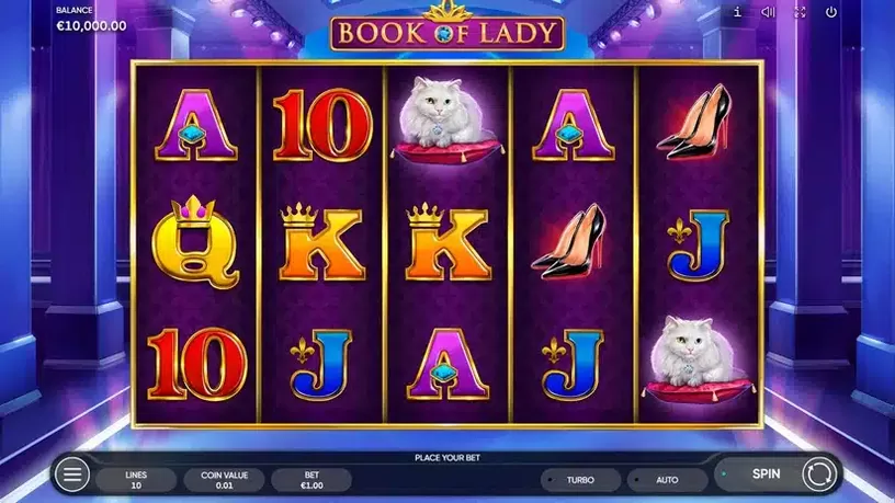 Book of Lady slot screenshot 1