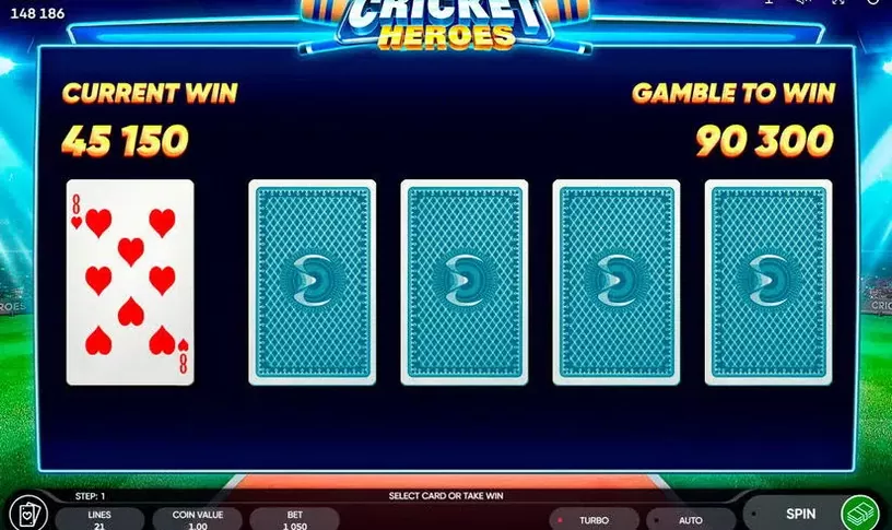 Cricket Heroes slot screenshot 2