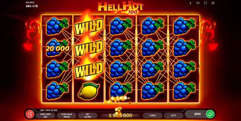 Hell Hot 100 slot screenshot 4