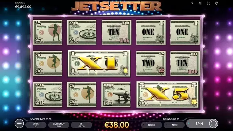 Jetsetter slot screenshot 6