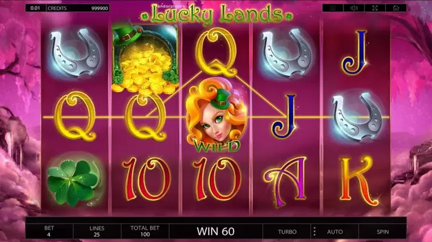 Lucky Lands slot screenshot 3