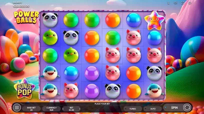 Power Balls slot screenshot 2
