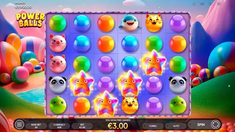 Power Balls slot screenshot 1