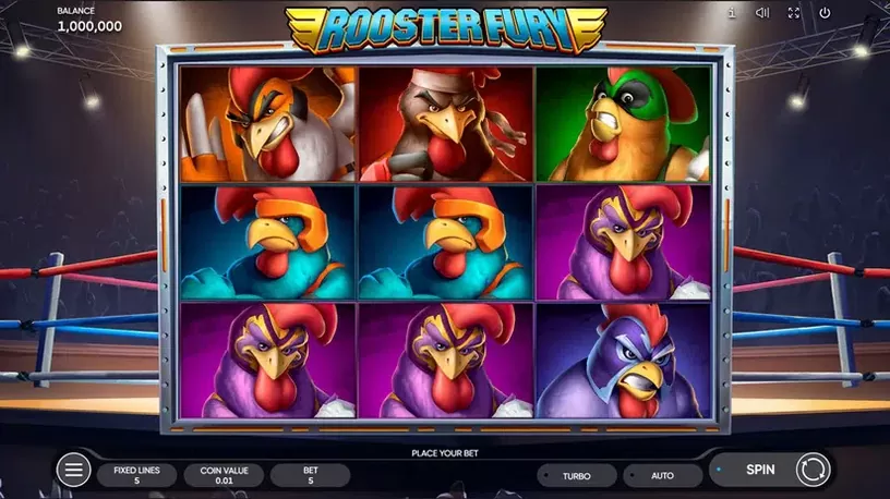Rooster Fury slot screenshot 1