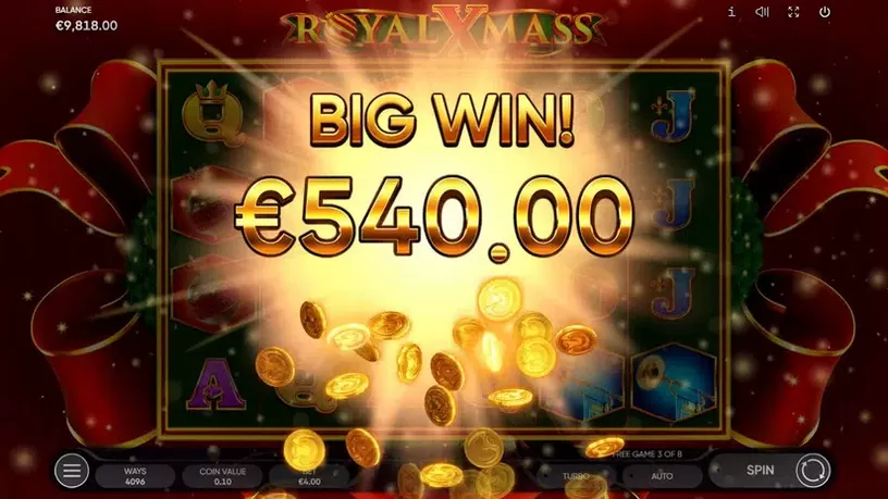 Royal Xmass slot screenshot 8