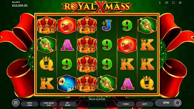 Royal Xmass slot screenshot 1