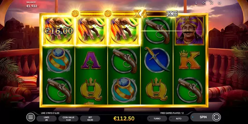 Akbar & Birbal slot screenshot 1