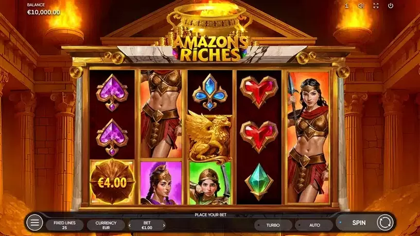 Amazons Riches slot screenshot 1