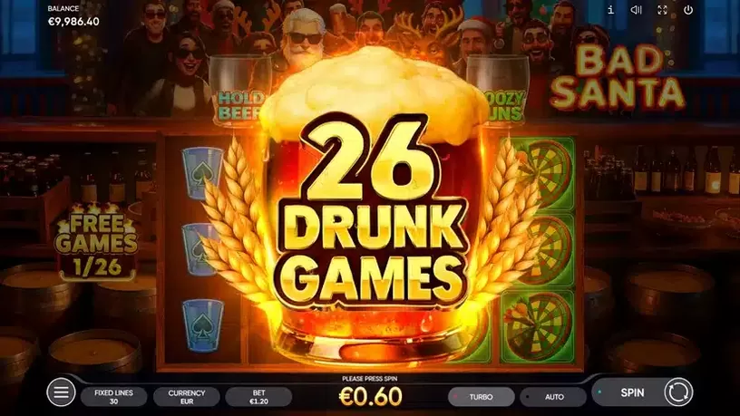 Bad Santa slot screenshot 4