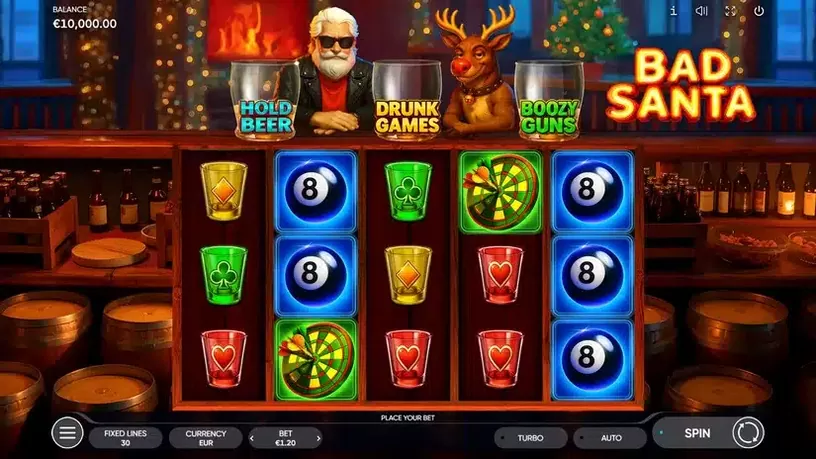 Bad Santa slot screenshot 1