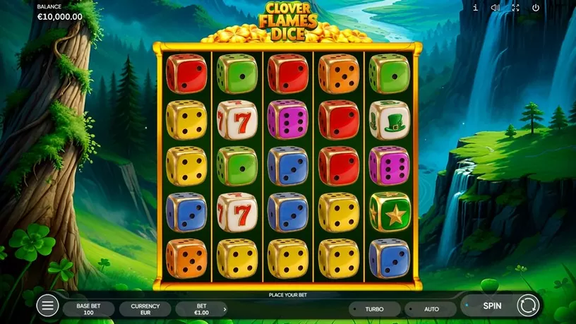 Clover Flames Dice slot screenshot 1