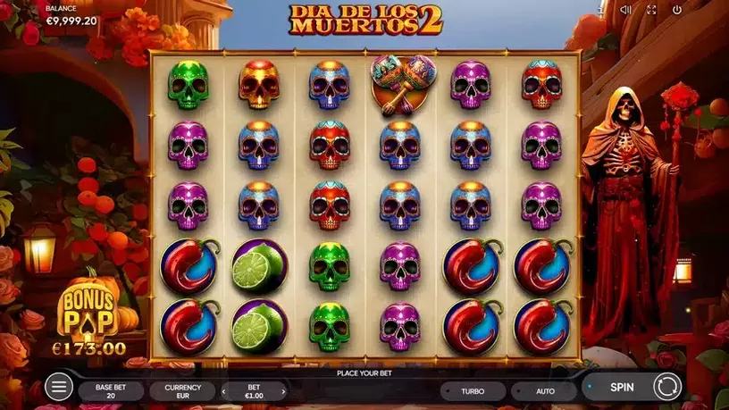 Dia de Los Muertos 2 slot screenshot 1