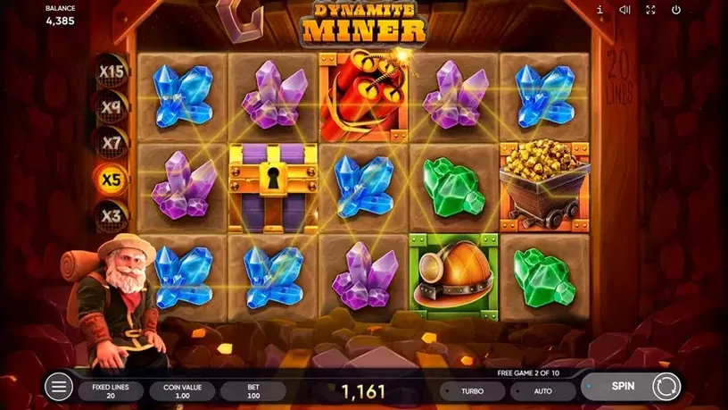 Dynamit Miner slot screenshot 6