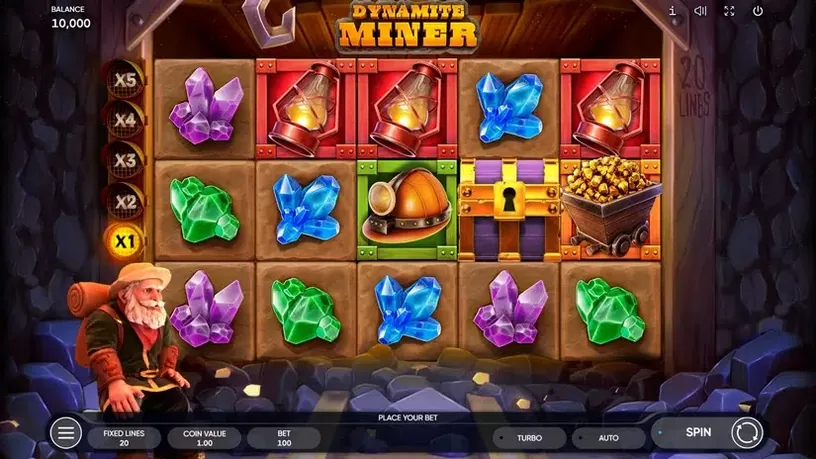 Dynamit Miner slot screenshot 1