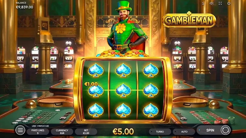 Gambleman slot screenshot 2