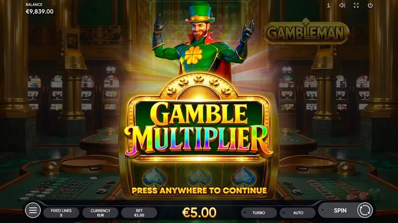 Gambleman slot screenshot 3