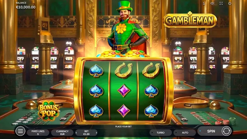 Gambleman slot screenshot 1