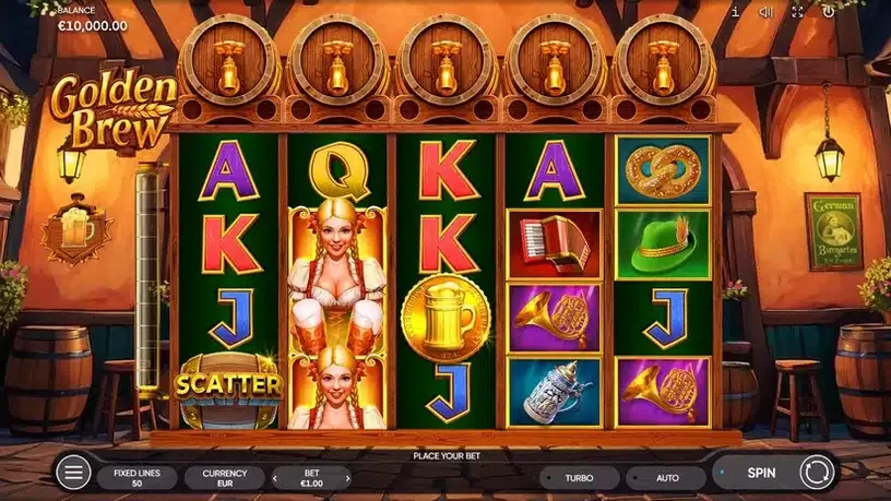 Golden Brew slot screenshot 1