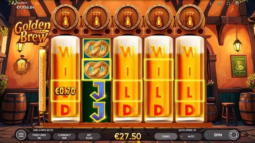 Golden Brew slot screenshot 4