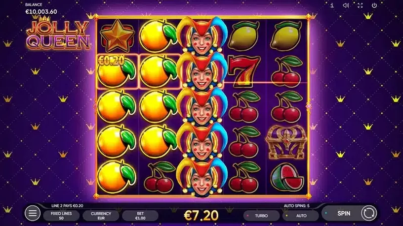 Jolly Queen slot screenshot 5