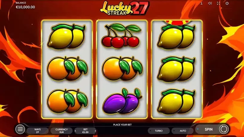 Lucky Streak 27 slot screenshot 1