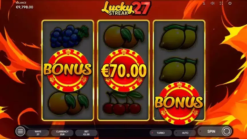 Lucky Streak 27 slot screenshot 4
