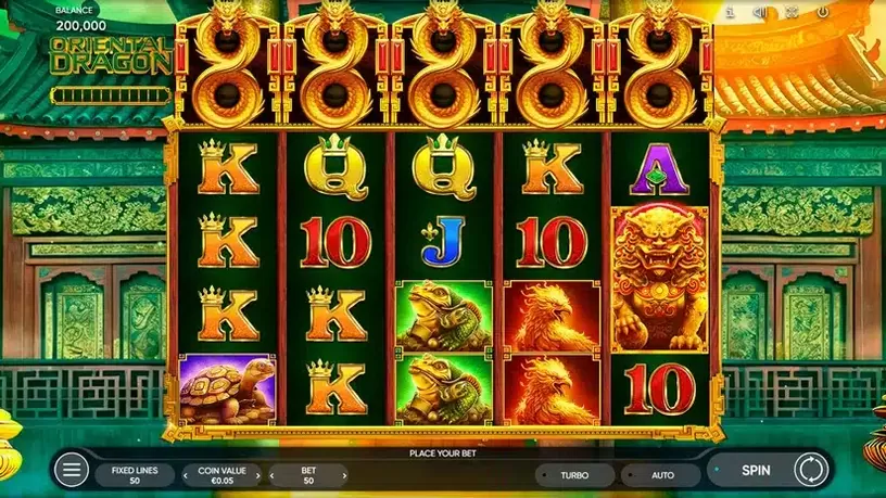 Oriental Dragon slot screenshot 1