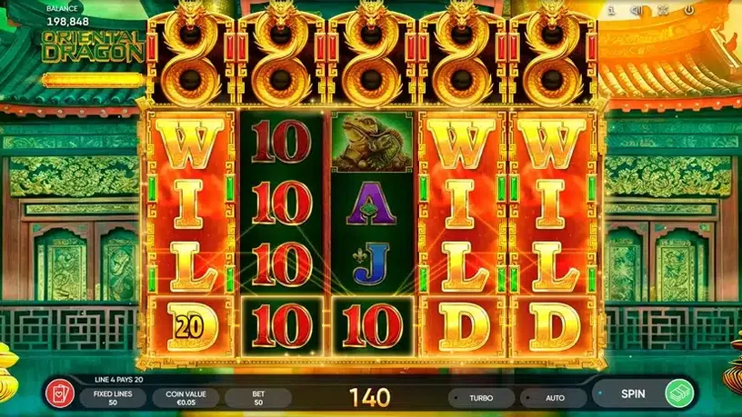 Oriental Dragon slot screenshot 4