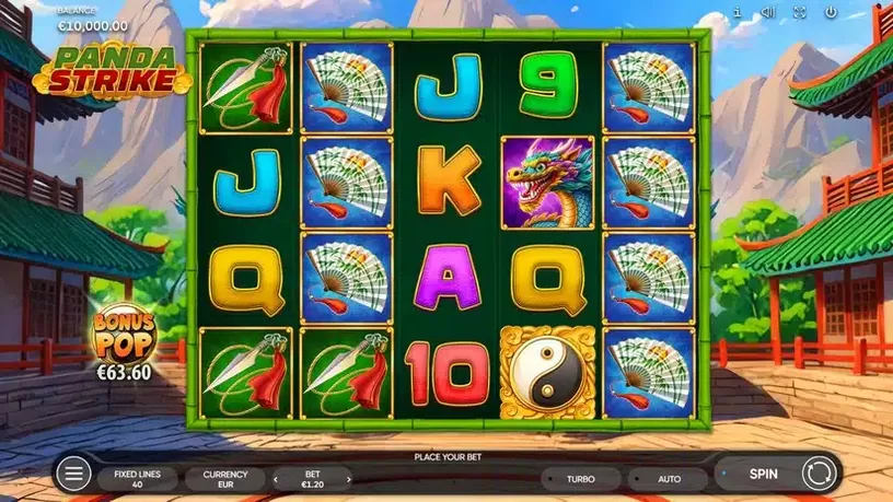Panda Strike slot screenshot 1