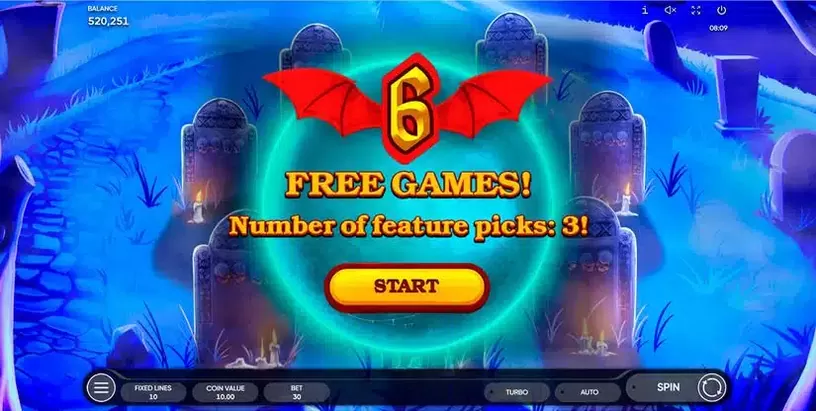 The Vampires II slot screenshot 4