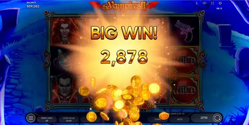 The Vampires II slot screenshot 7