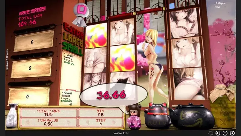 Boobies and Booties slot screenshot 3