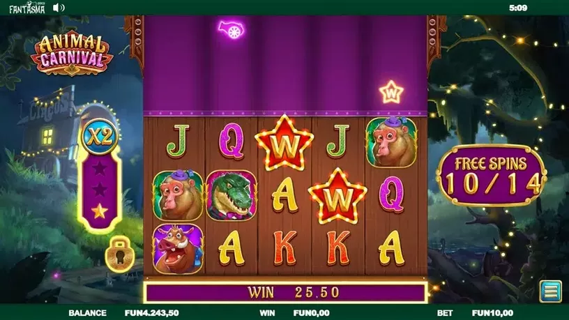 Animal Carnival slot screenshot 6