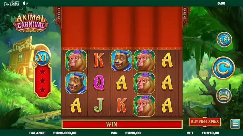 Animal Carnival slot screenshot 1