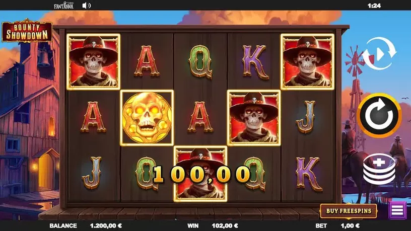 Bounty Showdown slot screenshot 1