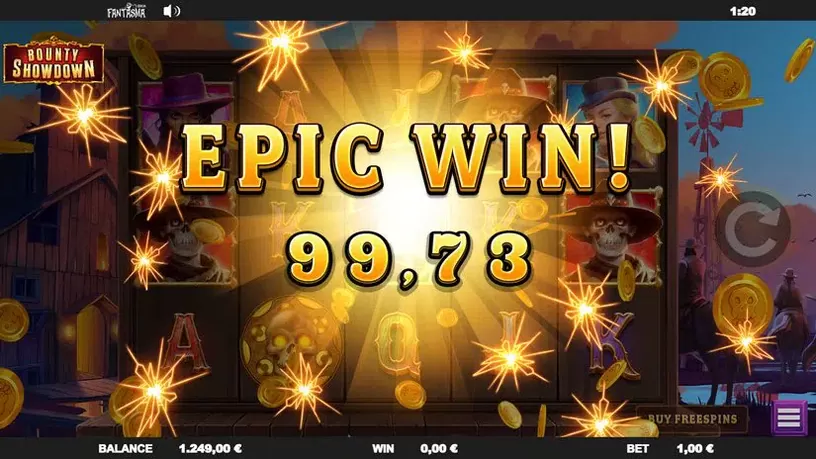 Bounty Showdown slot screenshot 5