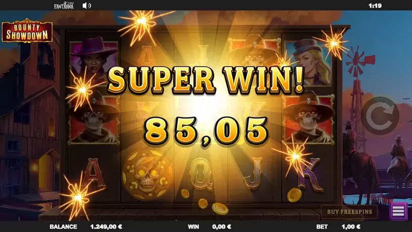 Bounty Showdown slot screenshot 4