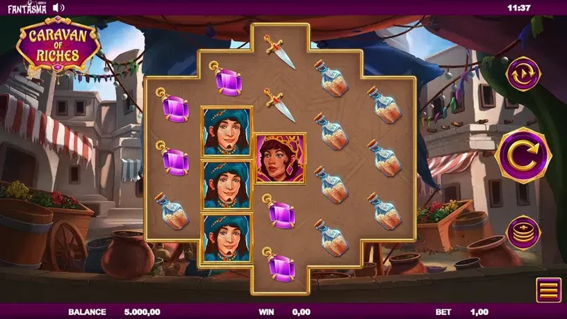 Caravan of Riches slot screenshot 1