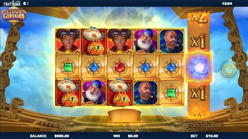 Cloud Corsairs slot screenshot 2