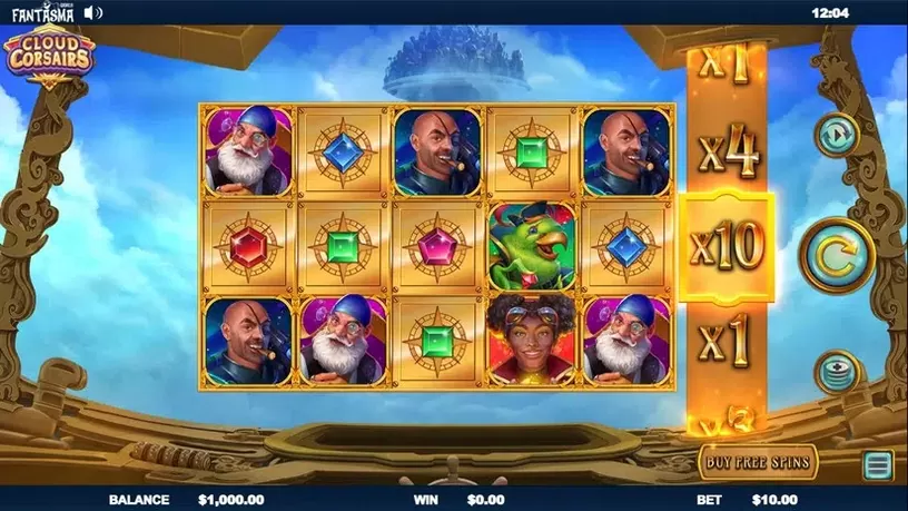 Cloud Corsairs slot screenshot 1