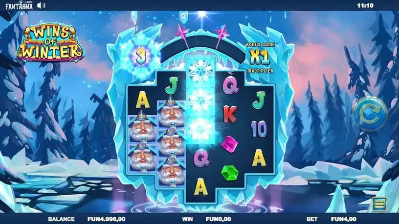 Wins of Winter slot screenshot 2