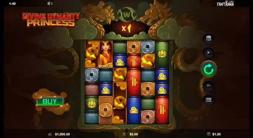 Divine Dynasty Princess slot screenshot 1